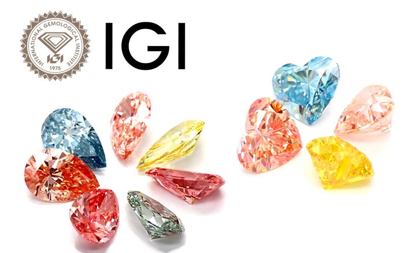 Fancy Colored Lab-Grown Diamonds IGI